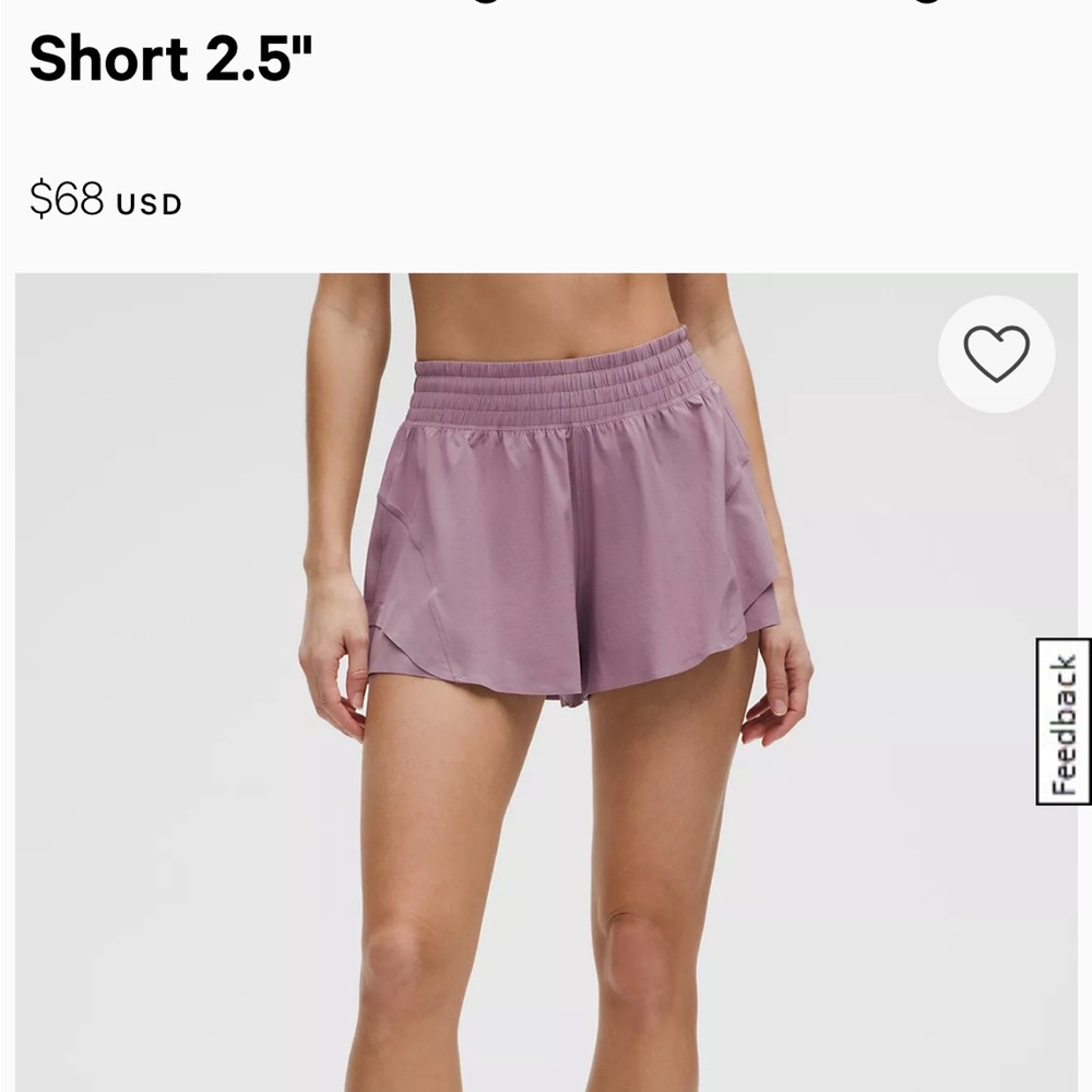 Shake It Out High-Rise Running
Short 2.5"